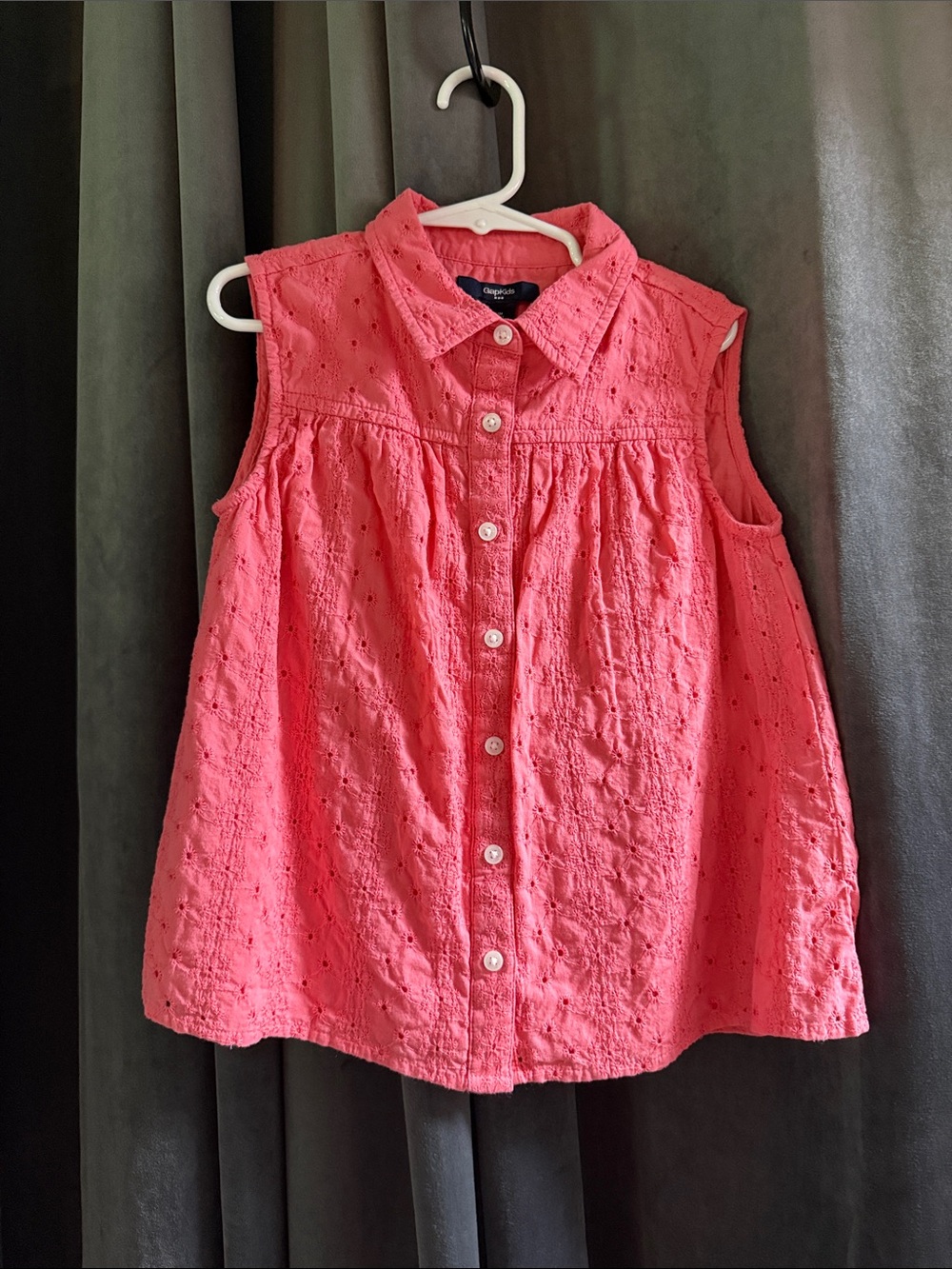Gap Eyelet Sleeveless Top